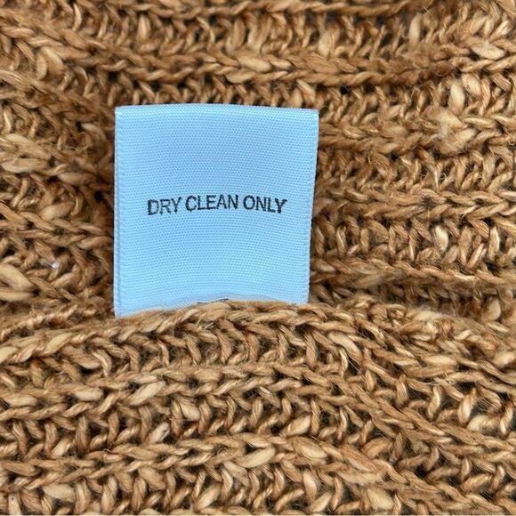 Billy Reid Linen blend Tan V-Neck Vest Sweater - Picture 6 of 6